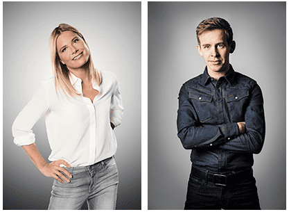 Nathalie Meskens en Jonas Van Geel in Geluk is…